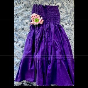 X Small Vintage, purple beach sun dress!